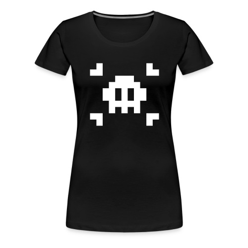 Mug Pixel Skull - T-shirt Premium Femme