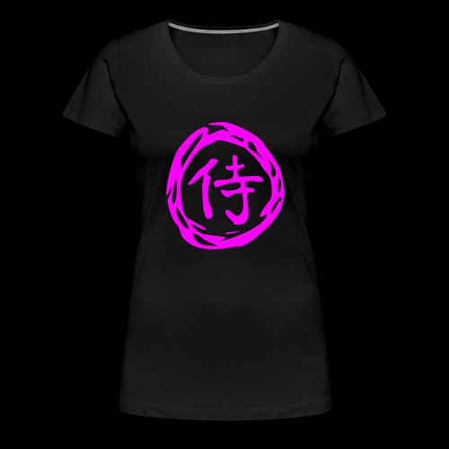Kanji Samurai - Dame premium T-shirt