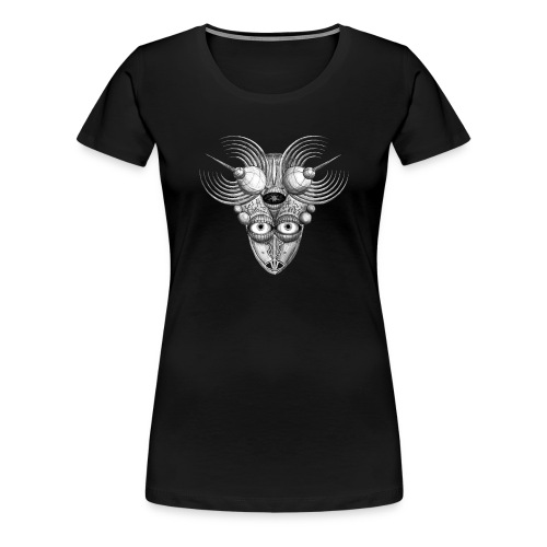 Androidenmaske 'Telepath' - Frauen Premium T-Shirt