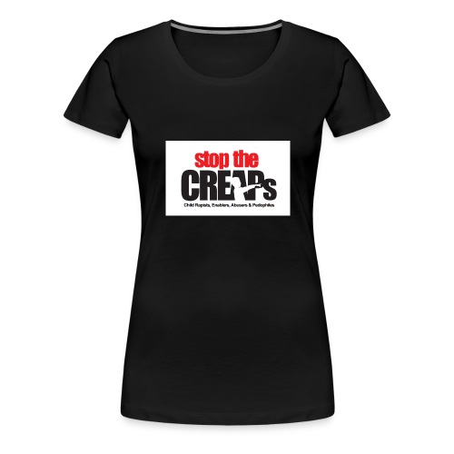 Stop the creaps - Premium-T-shirt dam