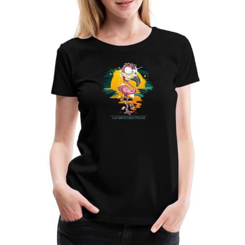 Flamingo Weirdo - Frauen Premium T-Shirt