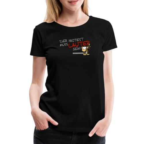Protest-Äffchen1 - Frauen Premium T-Shirt