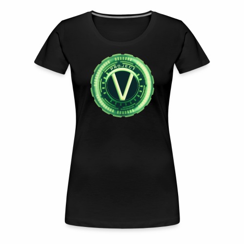 V_Logo_gross_bright - Frauen Premium T-Shirt