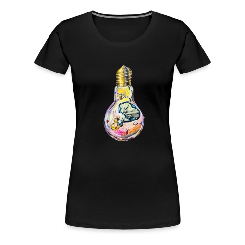 Alice in the bulb 2 Big - Frauen Premium T-Shirt