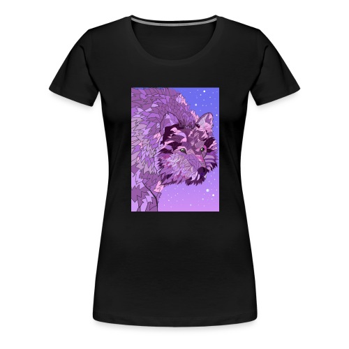 le loup violet - T-shirt Premium Femme