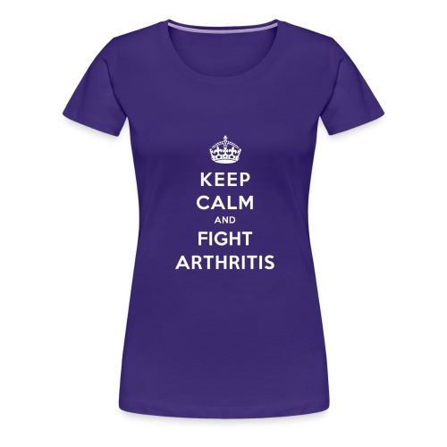 Keep Calm and Fight - Frauen Premium T-Shirt