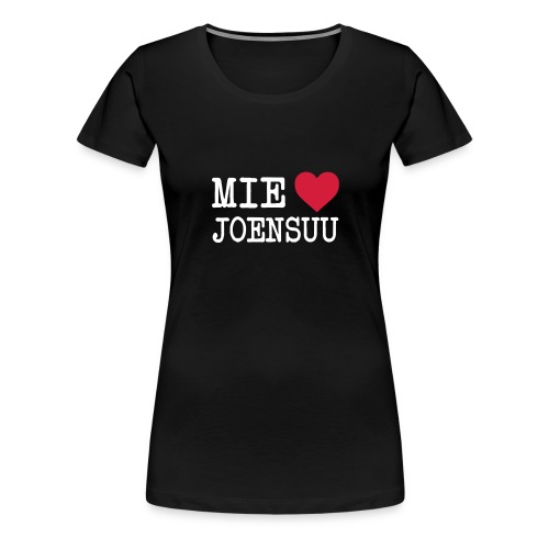 Mie love rakastan Joensuu - Naisten premium t-paita