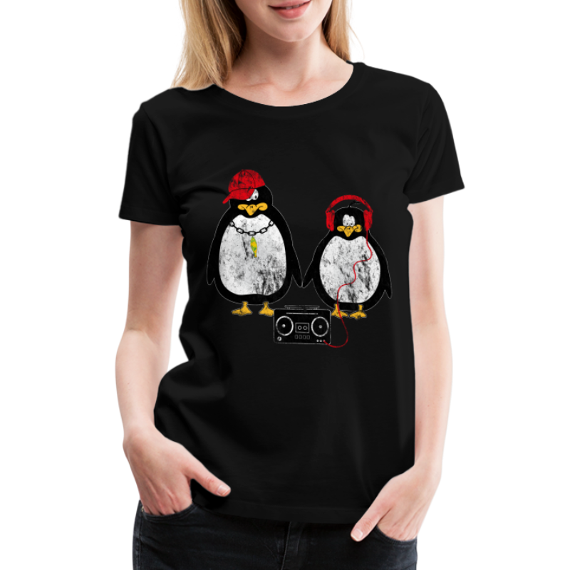 Musik Pinguine coole Geschenkidee für jeden Anlass - Frauen Premium T-Shirt