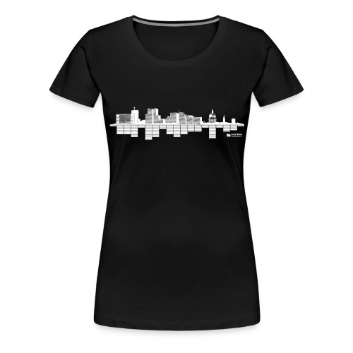Notts skyline design - Women's Premium T-Shirt