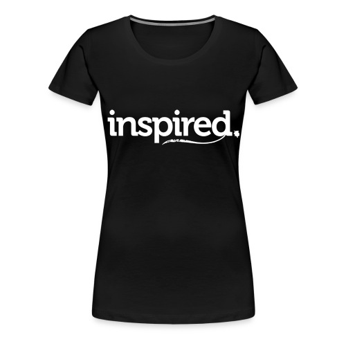 inspired. weiß - Frauen Premium T-Shirt