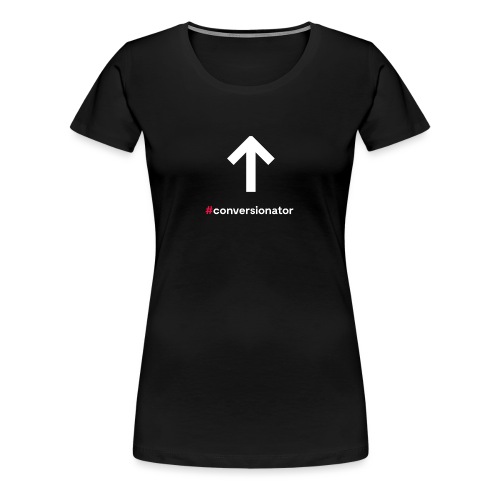 Conversionator mit Pfeil ohne Kreis - Frauen Premium T-Shirt