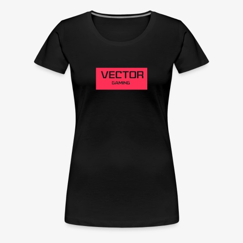 Coral Vector Gaming Logo - Women's Premium T-Shirt