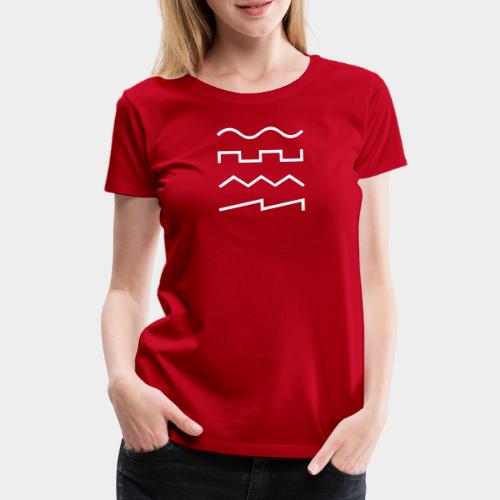 SIN - SQR - TRI - SAW - Frauen Premium T-Shirt