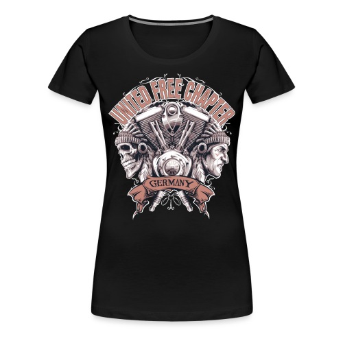 SkullLadies Gear [Reverse Design] - Frauen Premium T-Shirt