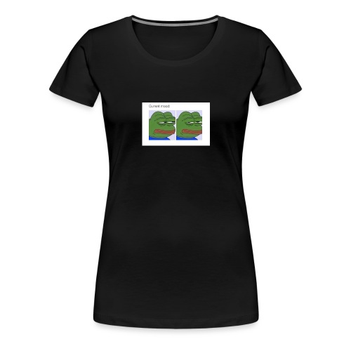 Depressed Froggo // Current Mood - Women's Premium T-Shirt