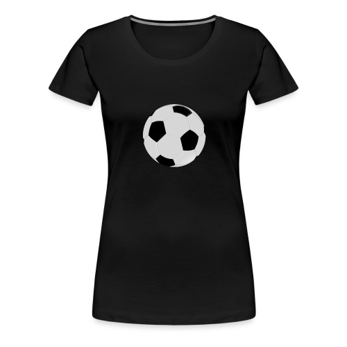 voetbal mok - Vrouwen Premium T-shirt