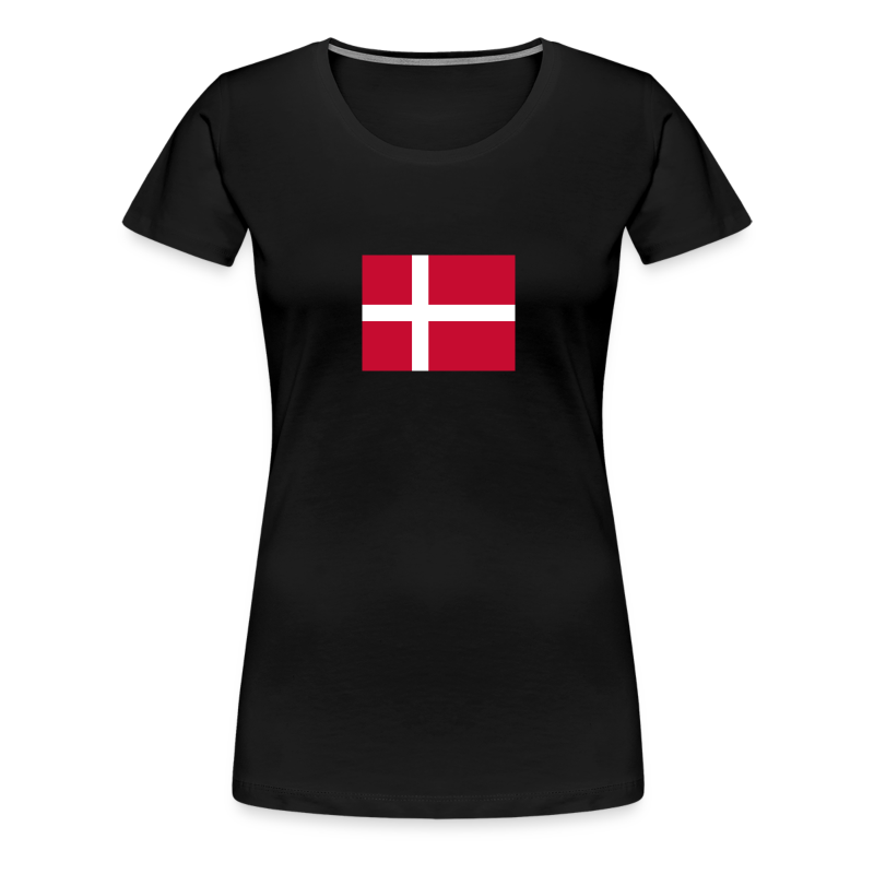 Dannebrog - Dame premium T-shirt