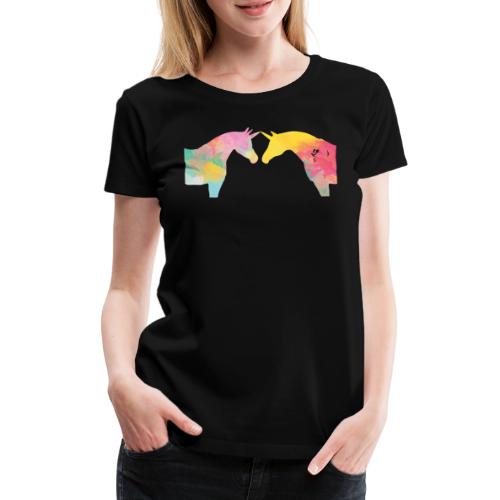 Unicorn Love - Naisten premium t-paita