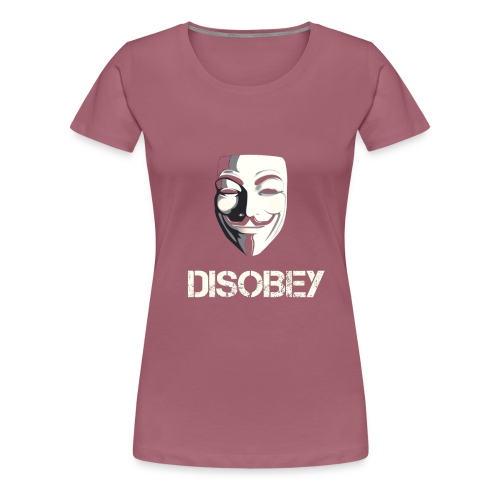 Anonymous Disobey gif - Naisten premium t-paita