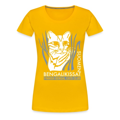 Bengaliligo mustalle - Naisten premium t-paita