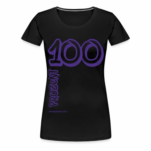 100Prozent blau - Frauen Premium T-Shirt