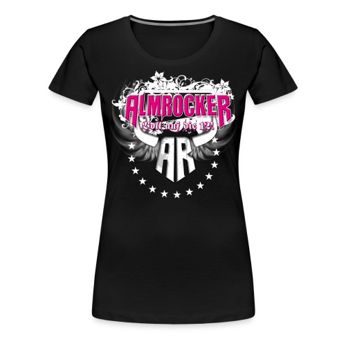 AlmRocker Logo Schriftzzug - Frauen Premium T-Shirt