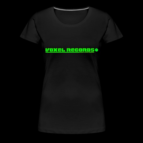 Voxel Records Banner Large - Women's Premium T-Shirt