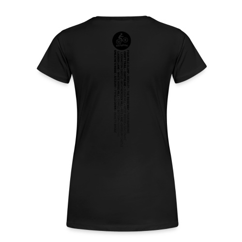 MBS Places Stripe2black - Women's Premium T-Shirt