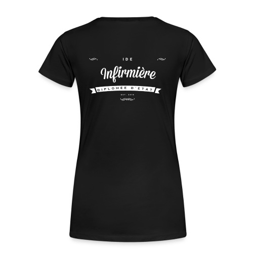 LogoIDEFemme blanc png - T-shirt Premium Femme