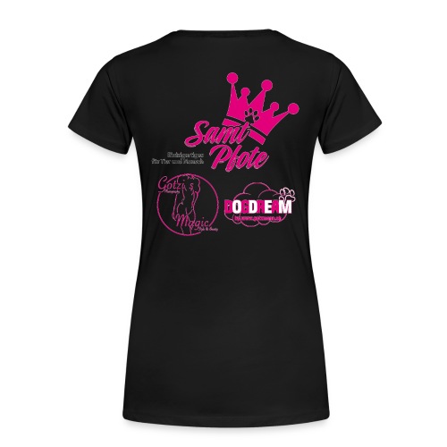 Samtpfote mit Gotzmann - Frauen Premium T-Shirt