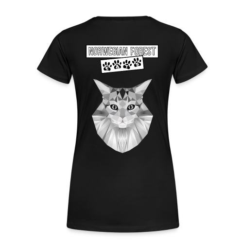 Cat-Geom - Premium-T-shirt dam