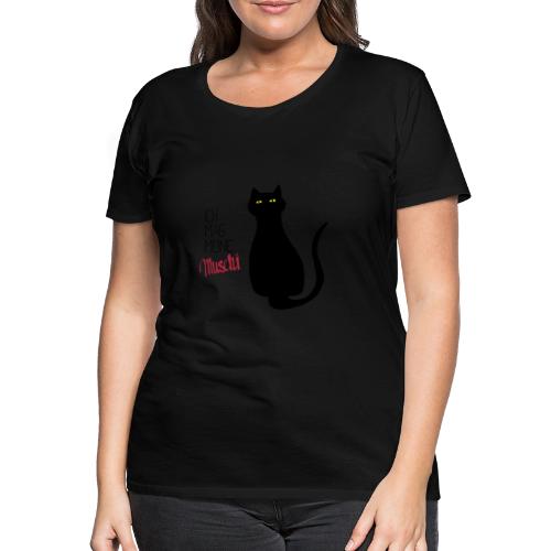 Katze - Muschi - Frauen Premium T-Shirt