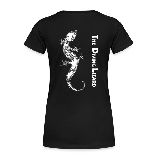 Logo The Diving Lizard B - T-shirt Premium Femme