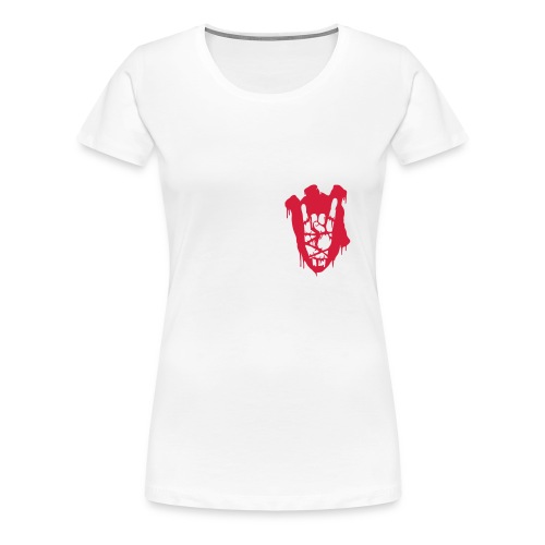 pommesherz simpel - Frauen Premium T-Shirt