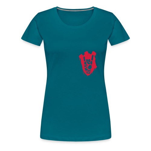 pommesherz simpel - Frauen Premium T-Shirt