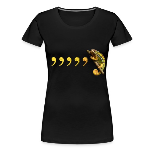 Comma Chameleon - Women's Premium T-Shirt