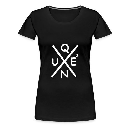 Queen Shirt mit Streifen - Frauen Premium T-Shirt