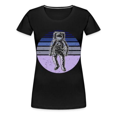 Astronaut Vintage Retro Weltraum Geschenkidee - Frauen Premium T-Shirt
