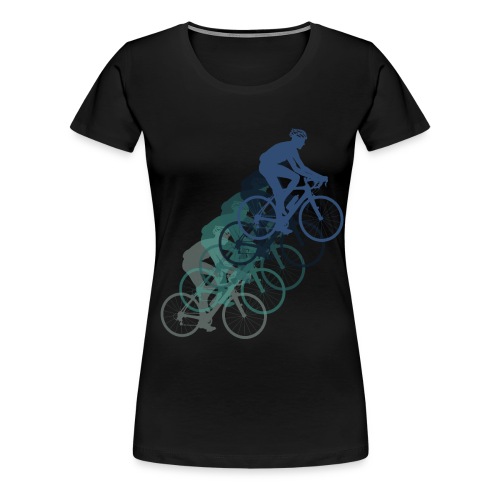 Fahrradfahrer Fahrrad Bike Biker Mtb Geschenkidee - Frauen Premium T-Shirt