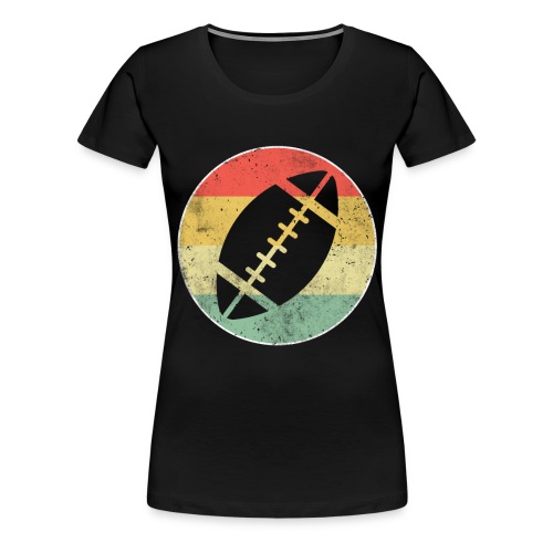 American Football Fan Spieler Geschenk - Frauen Premium T-Shirt
