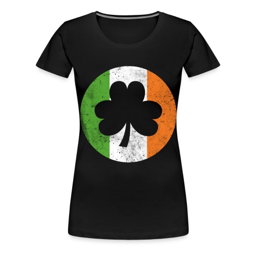 Kleeblatt Irische Flagge St. Patrick's - Frauen Premium T-Shirt