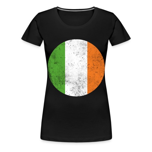 Irische Flagge St. Patrick's Day Retro - Frauen Premium T-Shirt