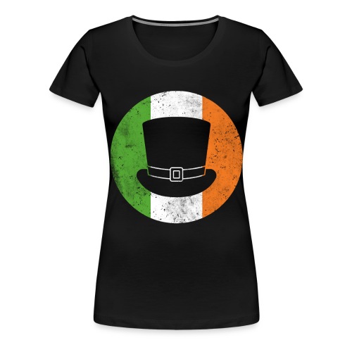 Irischer Hut St. Patrick's Day Geschenk - Frauen Premium T-Shirt