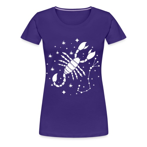 Sternzeichen Furchtloser Skorpion Oktober November - Frauen Premium T-Shirt