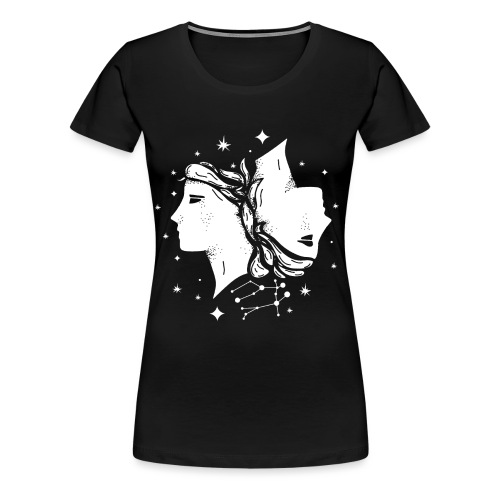 Vielseitiger Zwilling Sternbild Monat Mai Juni - Frauen Premium T-Shirt