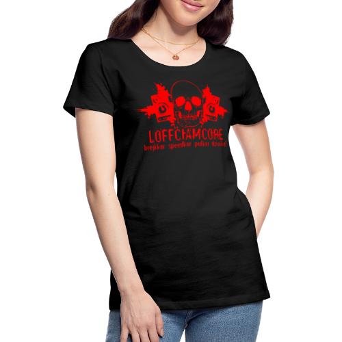 Loffciamcore Red - Koszulka damska Premium