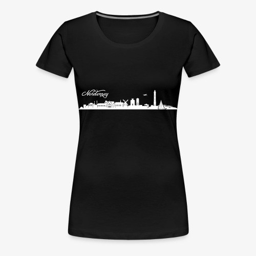Norderneyer Skyline - Frauen Premium T-Shirt