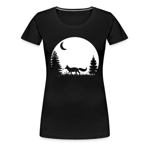 Fuchs Geschenk WIldnis Natur - Frauen Premium T-Shirt