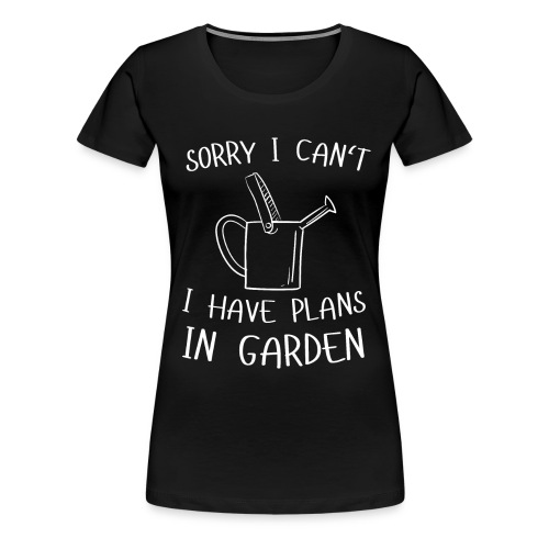 Lustiges Gärtner Garten Blumen Geschenk - Frauen Premium T-Shirt