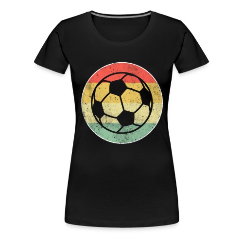 Fussball Retro - Frauen Premium T-Shirt